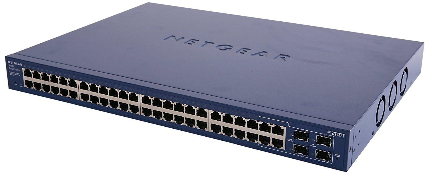 NETGEAR ProSAFE 48-Port Gigabit Smart Switch (GS748T) (GS748T