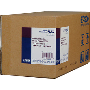 EPSON paper premium luster photo paper 260 10x100 1-roll (S042077)