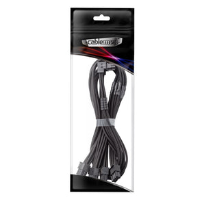 CableMod RT-Series Pro ModMesh Sleeved 12VHPWR 90 Degree StealthSense PCI-e Cable for ASUS / Seasonic / Phanteks (16-pin to 4 x 8-pin PCI-e, Variant B)