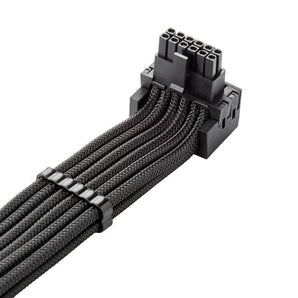 CableMod C-Series Pro ModMesh Sleeved 12VHPWR 90 Degree StealthSense PCI-e Cable for Corsair (16-pin to 3 x 8-pin PCI-e, Variant B, 60cm)