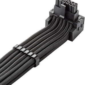 CableMod C-Series Pro ModMesh Sleeved 12VHPWR 90 Degree StealthSense PCI-e Cable for Corsair (16-pin to 4 x 8-pin PCI-e, Variant B, 60cm)