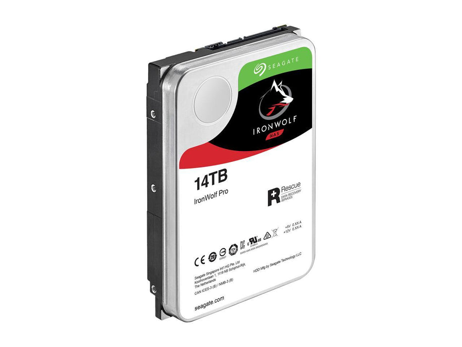 Seagate IronWolf Pro 14TB NAS Hard Drive 7200 RPM 256MB Cache CMR