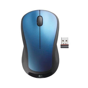 Logitech M310 Mouse Wireless - Blue Radio Frequency - USB - Scroll Wheel 910-001917