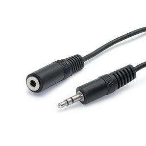 StarTech.com 3.5 mm Stereo Extension Audio Cable, M/F, 6-Feet MU6MF