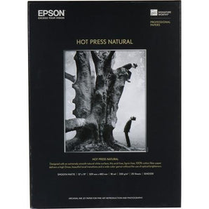 Epson Hot Press Natural Paper (17 x 22", 25 Sheets) (S042321)