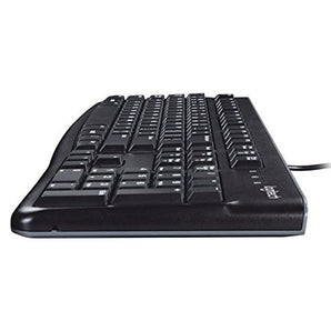 Logitech K120 Ergonomic Desktop USB Wired Keyboard (920-002478)