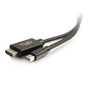 C2G 54421 Mini DisplayPort Male to HD Male Adapter Cable, TAA Compliant, Black (6 Feet, 1.82 Meters)