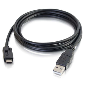 C2G 28870 USB 2.0 USB-C to USB-A Cable, Male to Male Thunderbolt 3, Tablet, Chromebook Pixel, Samsung Galaxy TabPro S, LG G6, MacBook