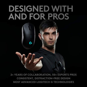 Logitech Pro Wireless Gaming Mouse, E-Sports Grade Performance (910-005270)