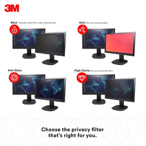 3M Computer Privacy Screen Filter for 23 inch Monitors - High Clarity - Widescreen 16:9 - HC230W9B