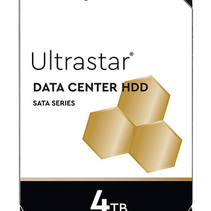 Western Digital 4TB Ultrastar DC HC310 SATA HDD - 7200 RPM Class, SATA 6 Gb/s, 256MB Cache, 3.5" - HUS726T4TALA6L4 (0B35950)