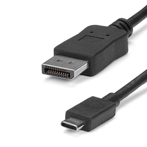 Startech.Com CDP2DPMM6B StarTech.com USB C to DisplayPort Cable - 6 ft / 2m - USB-C DisplayPort Cable - Computer Monitor Cable - DP Cable - USB Type C to DisplayPort Cable