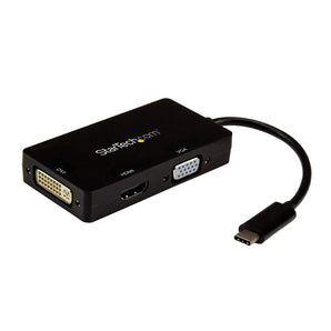 StarTech.com StarTech.com USB-C Multiport Video Adapter - 4K 30 Hz - USB C to HDMI/DVI/HDMI - USB C Adapter - USB C Dongle - USB C Hub (CDPVGDVHDBP)