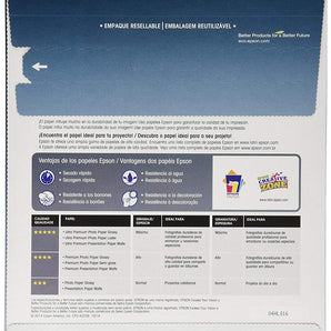 Epson Presentation Paper Matte (8.5x11 Inches, 50 Sheets) (S041257)