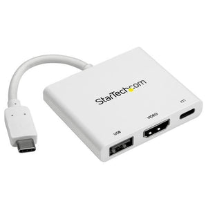 StarTech Accessory USB-C to 4K HDMI Adapter with Power Delivery and USB-A White Retail (CDP2HDUACPW) - V&L Canada