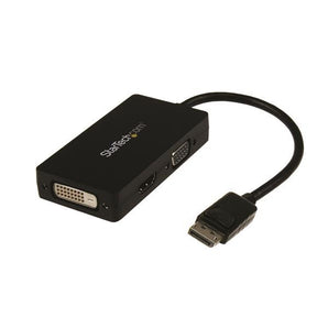 StarTech Accessory  DisplayPort to VGA/DVI/HDMI Adapter 3 in 1 DisplayPort Converter Black Retail (DP2VGDVHD) - V&L Canada