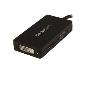 StarTech Accessory  DisplayPort to VGA/DVI/HDMI Adapter 3 in 1 DisplayPort Converter Black Retail (DP2VGDVHD) - V&L Canada