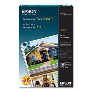 Epson Presentation Paper Matte Matte photo paper (S041070) - V&L Canada