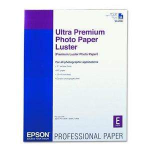 Epson Ultra Premium Photo Paper Luster - C - 17" x 22" - 25 Sheet photo paper (S042084)