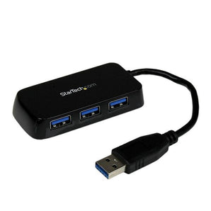 StarTech Accessory  Portable 4 Port SuperSpeed Mini USB 3.0 Hub Black Retail (ST4300MINU3B) - V&L Canada