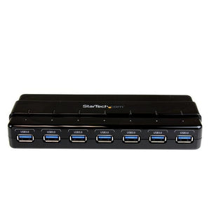 StarTech Accessory 7 Port USB 3.0 Hub Desktop USB Hub with Power Adapter Black Retail (ST7300USB3B) - V&L Canada