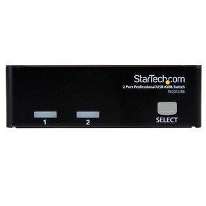 StarTech 2 Port Professional USB KVM Switch Kit with Cables (SV231USB) - V&L Canada