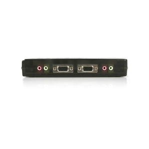 StarTech 4 Port Black USB KVM Switch Kit with Cables and Audio (SV411KUSB) - V&L Canada