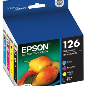 Epson T126 Black And Color Ink Cartridge Combo Pack (T126120-bcs)